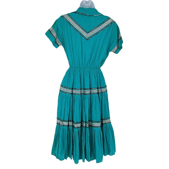 vintage 1950s rockabilly western square dance dress - Picture 7 of 8